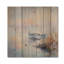 Minimalist Boat Reflection By The Late II - impression moderne sur bois de pin naturel-2124455207
