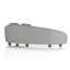 Naiely Fabric 220cm Reception Sofa