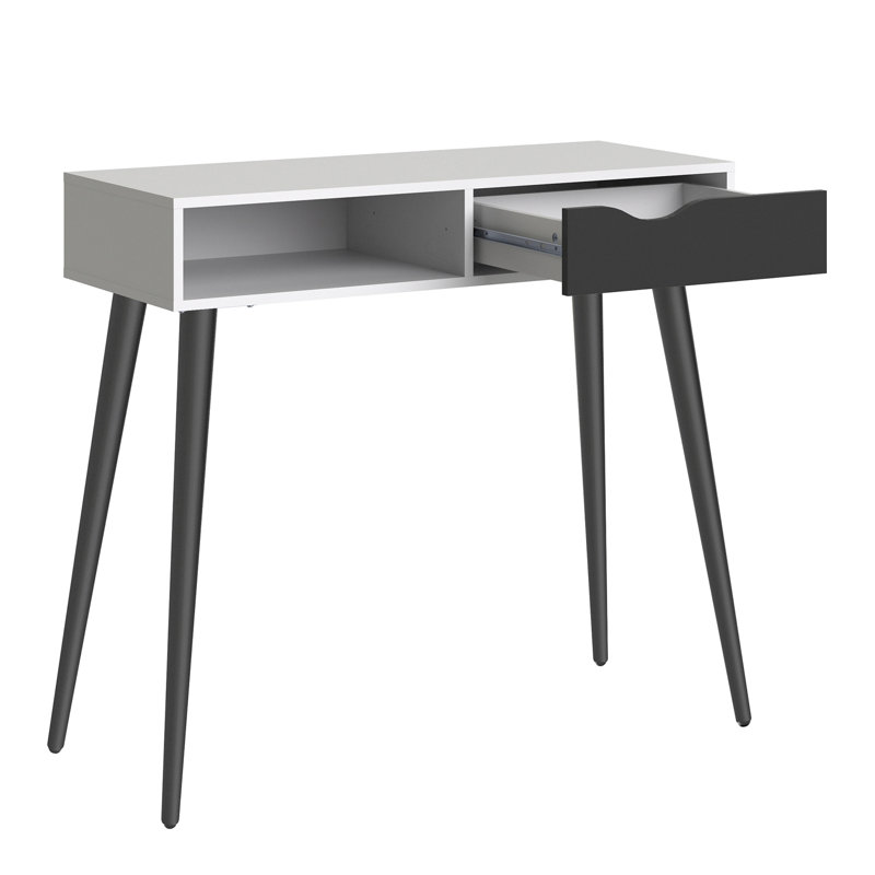 Havana 270.76cm Console Table, White/Black Matt
