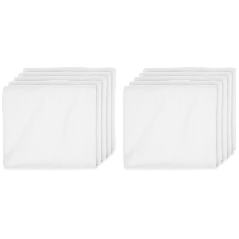 100% Cotton Fitted Sheet, White
