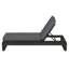 Méridiennes de patio réglables, chaise longue moderne en bois d'acacia