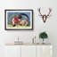 Rooster, Hen & Chicken by Katsushika Hokusai - Picture Frame Graphic Art Print-55610639-55610638