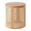 TABLE D'APPOINT EN CAOUTCHOUC SOLIDE, COULEUR NATURELLE