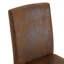Elegant 47.3-inch Round Dining Table Set With Double-layer Storage & 4 Brown Upholstered Chairs