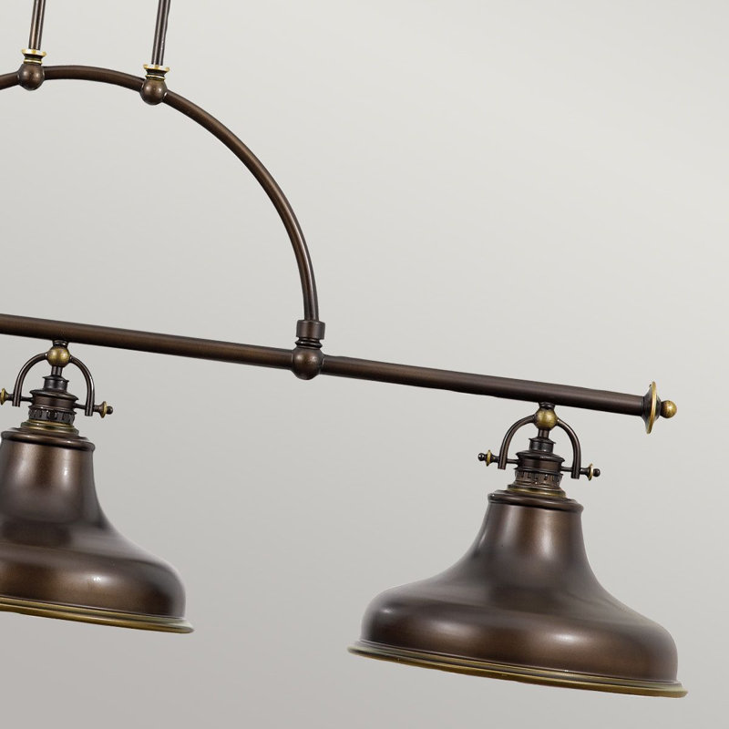 Paulin 3 - Light Kitchen Island Pendant, Palladian Bronze