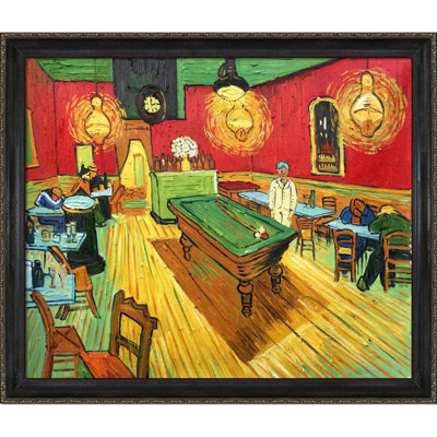 « the night cafe » par vincent van gogh-picture cadre, reproduction d’art sur toile