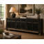 Approx. 91 inches Sideboard with Six Drawers Distressed Black-1546373648