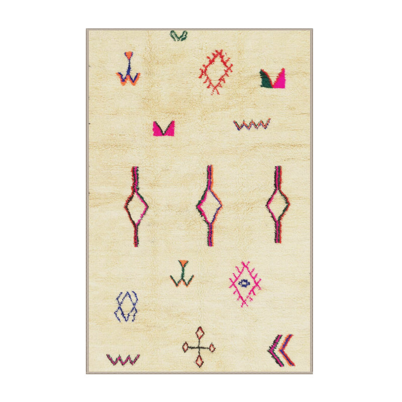 Abstract Indoor Rug, Rectangle 8' x 12'
