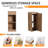 Modern Floating Side Cabinet For Bathroomswall-Mounted Storage Cabinetideal For Small Spaces