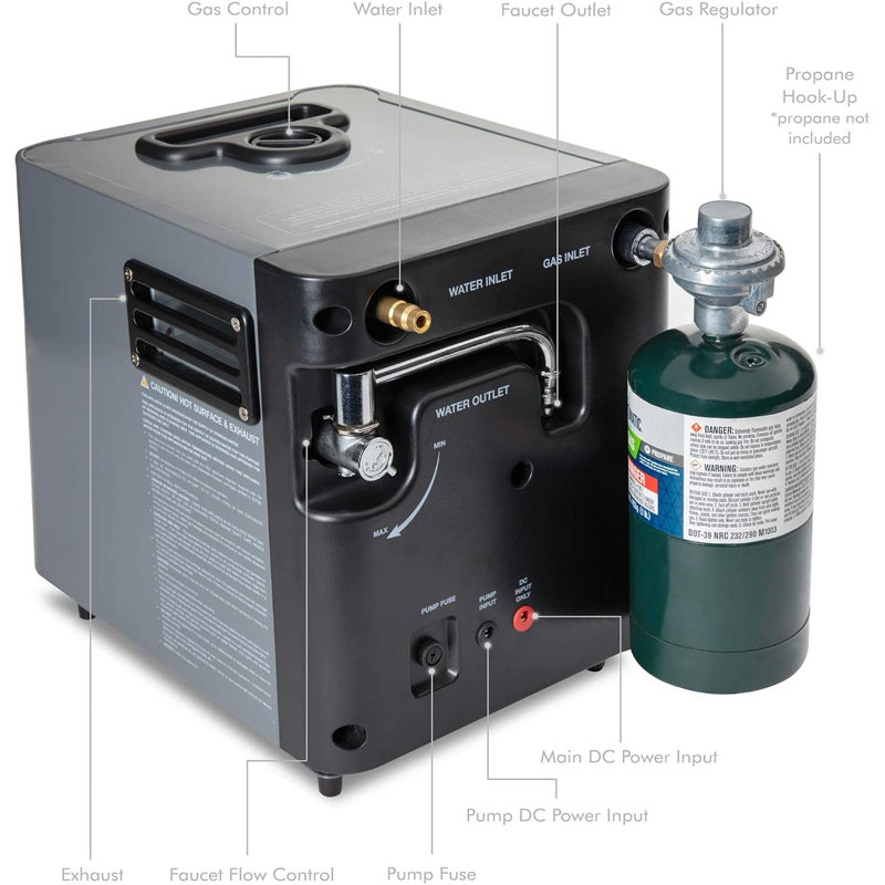 Chauffe-eau au propane hybride au gaz naturel