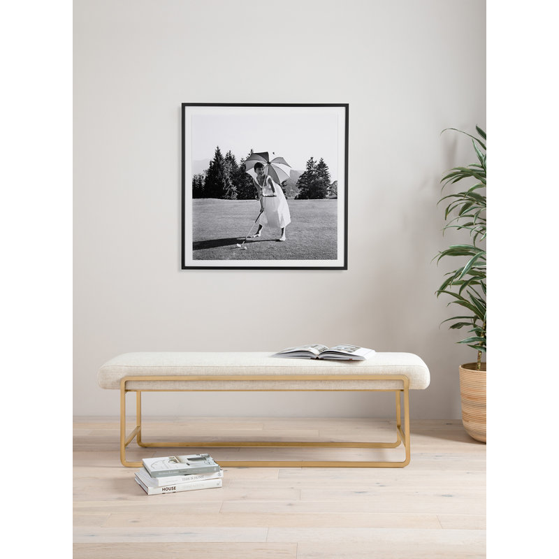 Golfing Hepburn Print by Getty Images, 24" H x 24" W 