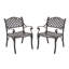 Chaise d'extérieur en fonte d'aluminium-86640710