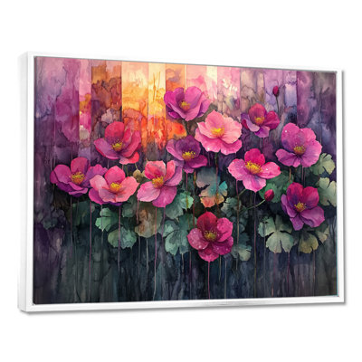 «Frontenac Lavender Echeveria And Burro S Tail Succulent Forest», art mural succulent pour le salon