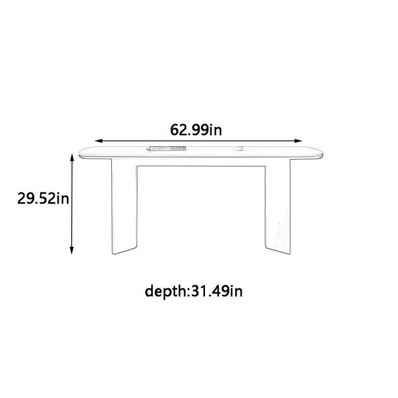 Vikesha, 29.52"H x 62.99"L x 31.49"W