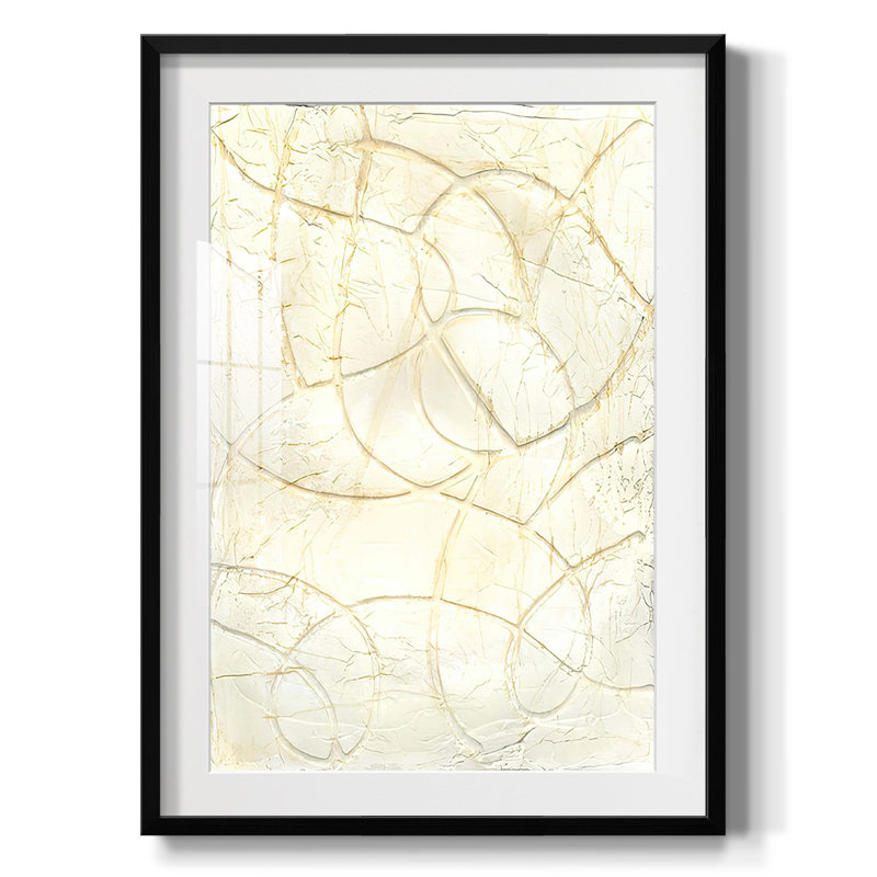 Curved Conduits I -Framed Print, 28.5" H x 20.5" W, Black