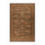 Tapis art déco brun lavable à la machine-1330764463