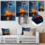 Orange et bleu, centrale électrique III - centrales électriques, art mural-1170098656-1170098661