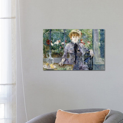 After Breakfast, 1881 by Berthe Morisot - Wrapped Canvas Painting