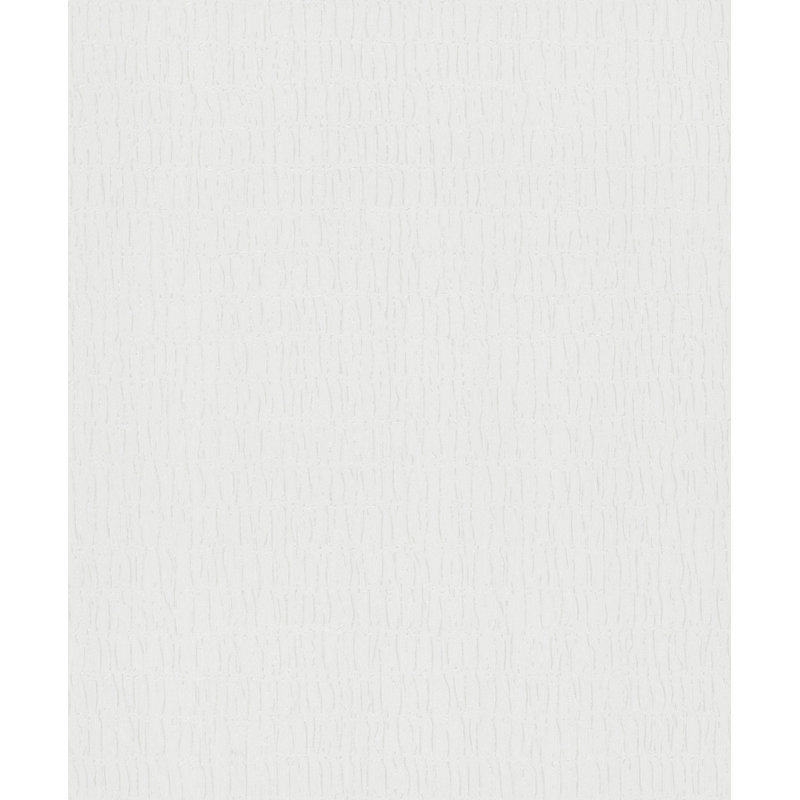 Naryah Collection Textured Ruche Silk Wallpaper Roll, White