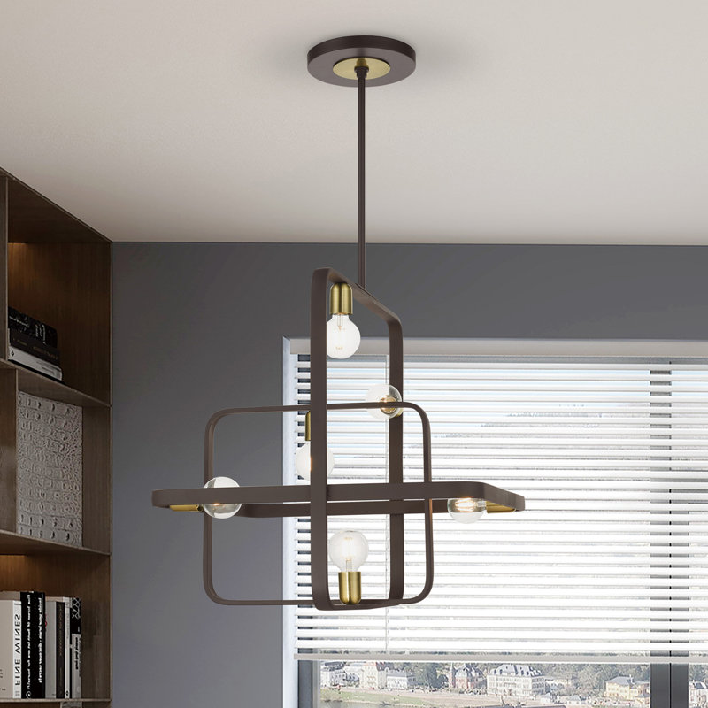 Lustre unique à 6 lumières Jozie