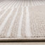 Kempst Cream Beige Soft Geometric Lines Rug-190246939