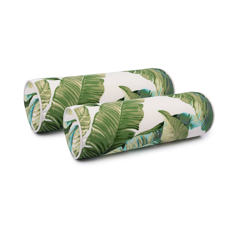 ENSEMBLE DE 2 FEUILLES TROPICAUX AVEC COUSSINET EN MOUSSE