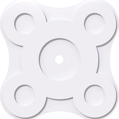 30"OD x 2"ID x 10 1/2"C x 1"P Luna Architectural Grade PVC Contemporary Ceiling Medallion