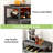 Jamesandrew 23.6'' Coffee Bar Cabinet with Wine Racks-1210365682