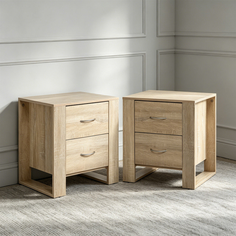 48 cm W Bedside Table