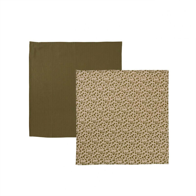 Iro 2 Piece 100% Cotton Baby Blanket Set