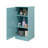 100% Solid Wood Short Narrow Bathroom Linen Cabinet with Door, Adjustable Shelves, Modular Bathroom & Laundry Storage Cabinet, 16.5" W x 35.75" H-94089061