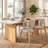 Upholstered Solid Wood Dining Chair Side Chair-390741651-390741654
