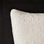 Couvre-lit double réversible crème - Motif classique surpiqué, surdimensionné, coton prélavé, rembourrage 90% coton pour un confort maximal, matelassage, tissu traité