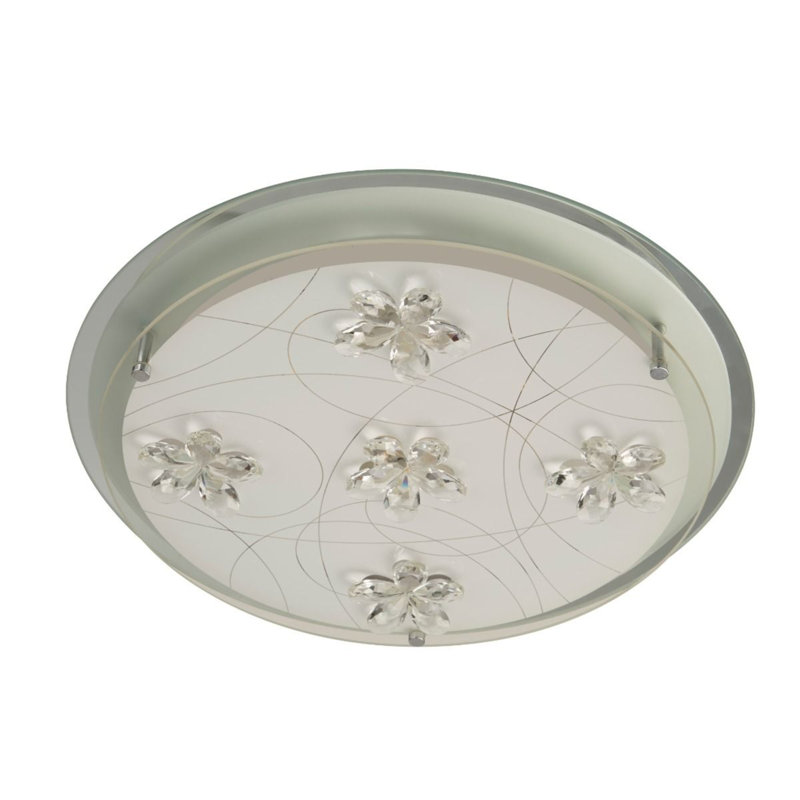 Drew Glass Flush Mount