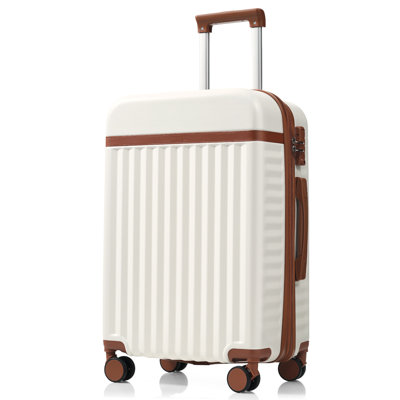 Luggage Set of 3, 20inch with USB Port, front opening design Airline Certified Carry on Luggage, ABS Hard Shell Luggage with Spinner Wheels