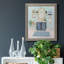 «Blue Bath II», peinture sur toile encadrée-61336554-61336555