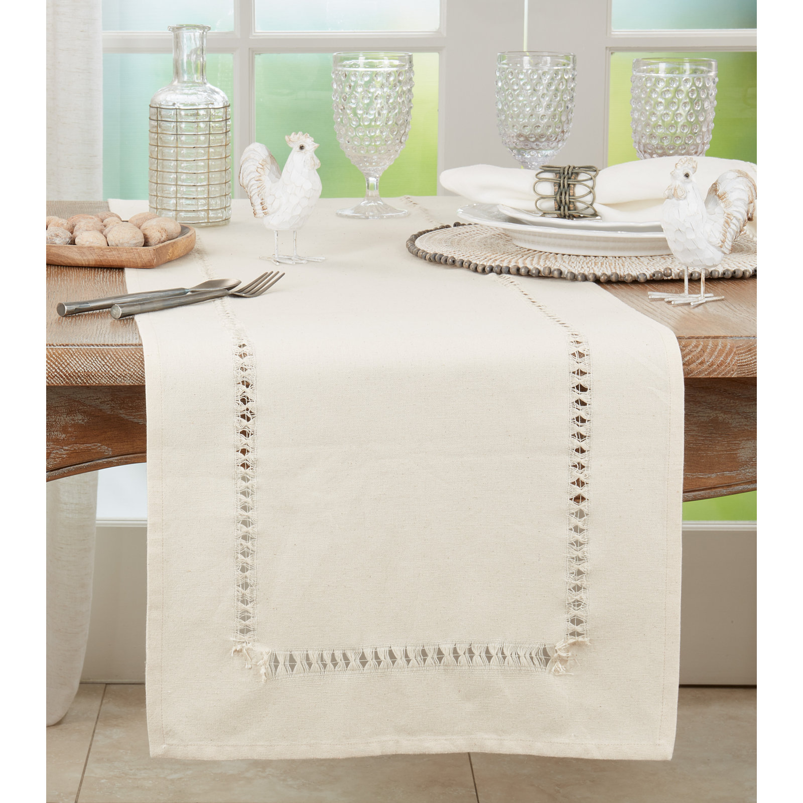 Garbo Table Runner, Natural