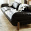 Coussin de canapé modulaire en cuir véritable noir-597953224-597953225