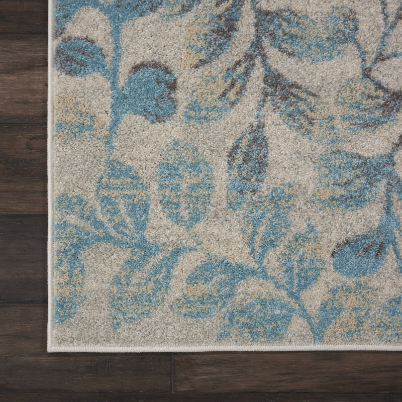 Yahara Floral Indoor Rug, Rectangle 2' x 4'