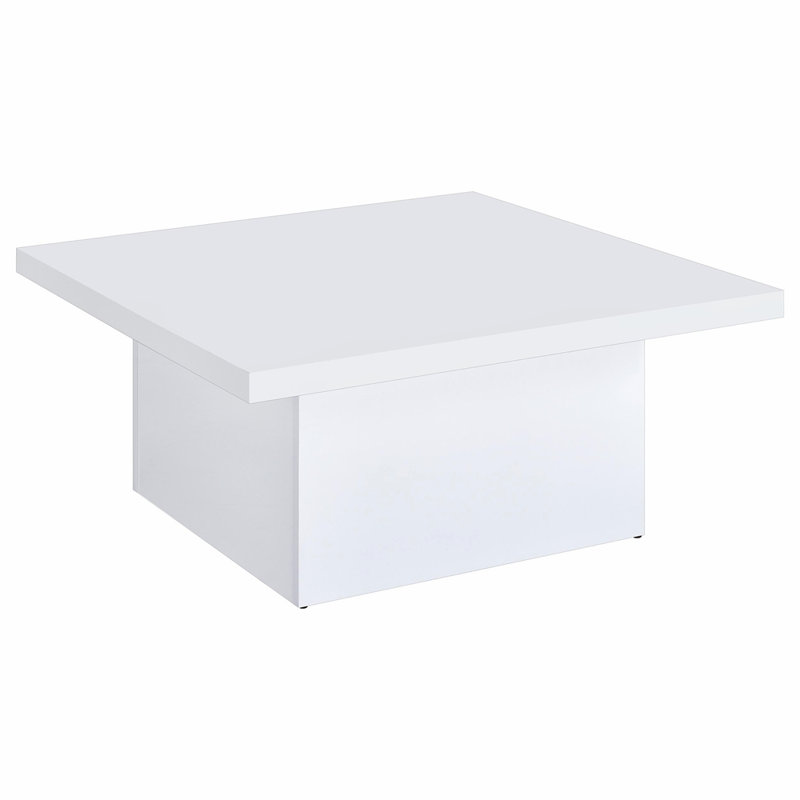 White High Gloss 2-piece Coffee Table Set