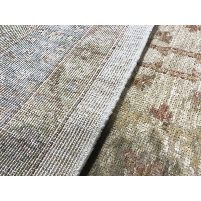 Hand-Knotted High-Quality Beige Area Rug