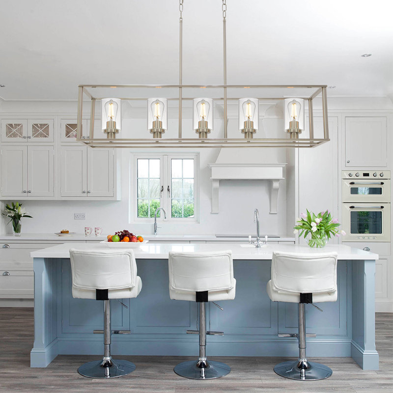 Channah 5 - Light Kitchen Island Pendant, Brushed Nickel