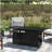 Covered Steel Outdoor Fire Pit Table