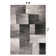 Tapis gris / ivoire / noir à motif géométrique Damarus