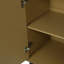 Buffet 47,24 "avec motif en bois droit, armoire d'appoint moderne-599061456