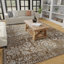 Tapis beige en polypropylène tissé à la main Raashid-1557298621