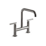 Purist® Two-Hole Deck-Mount Bridge Kitchen Sink Faucet