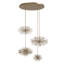 Palisades Ave. Metal And Crystal Chandelier
