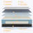 Full Size Mattress, 12 Inch Memory Foam Hybrid Mattress in a Box, Individual Pocket Spring Mattress for Silent Sleep, Pressure Relief, Motion Isolation, CertiPUR-US-1069797898-1068748256-1068748259