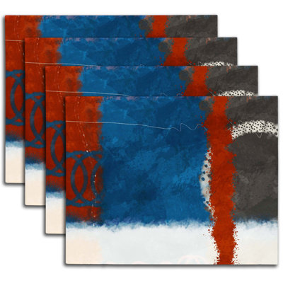 Napperon abstrait en polyester